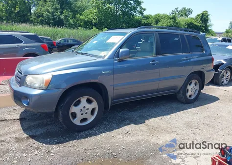 2005 Toyota Highlander Limited V6 from USA, damaged, VIN JTEEP21A150128397